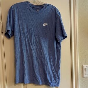 Nike Men's Short Sleeve Blue Tee